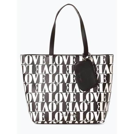 Shopper bag wielokolorowa Calvin Klein z breloczkiem 