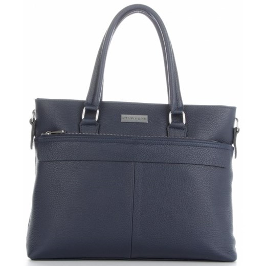 Shopper bag Vittoria Gotti duża elegancka bez dodatków 