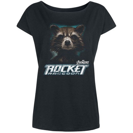 Avengers - Endgame - Rocket - T-Shirt - Kobiety - czarny Avengers  M EMP