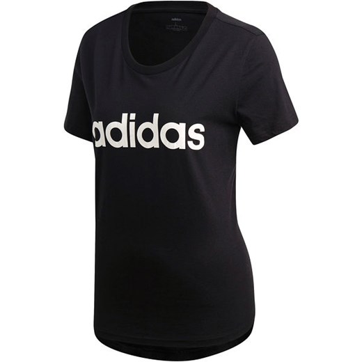 Bluzka damska Adidas z napisami bawełniana 