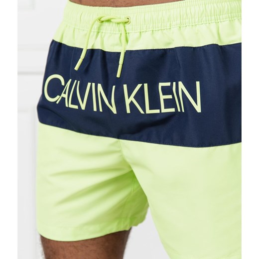 Kąpielówki zielone Calvin Klein 