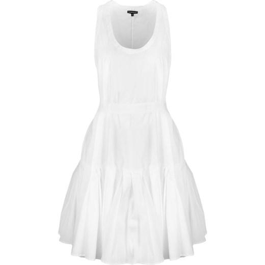 Sukienka Emporio Armani z okrągłym dekoltem biała 