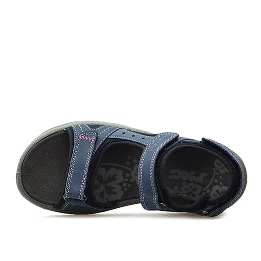 Sandały Imac 146113 Niebieskie/Czarne lico  Imac  Arturo-obuwie