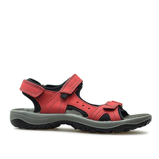 Sandały Imac 159265 Czerwone/Czarne lico  Imac  Arturo-obuwie