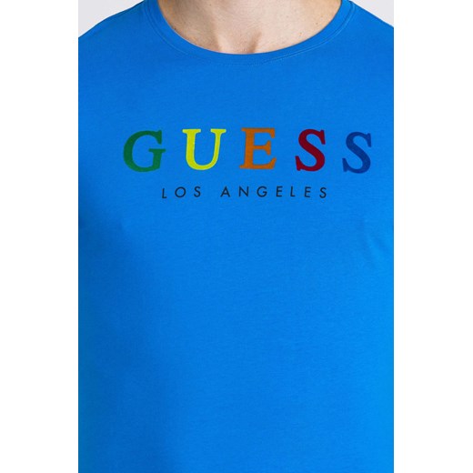 T-shirt męski Guess bawełniany 
