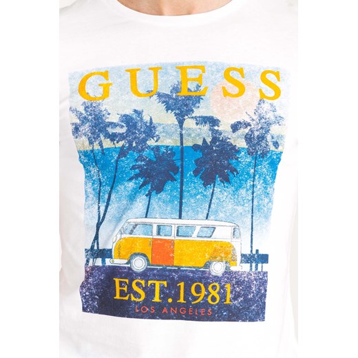 T-shirt męski Guess z krótkim rękawem na wiosnę 