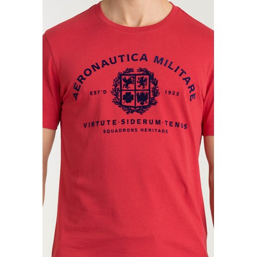 T-shirt męski czerwony Aeronautica Militare 
