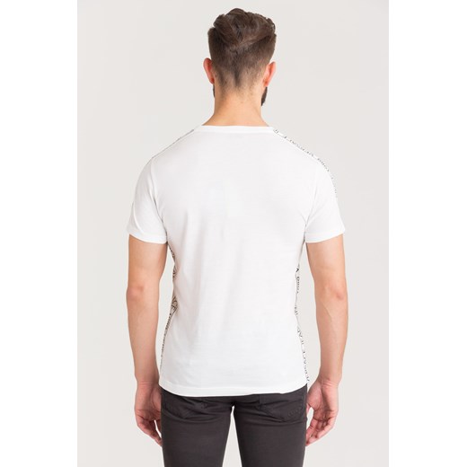 T-shirt męski biały Versace Jeans gładki 