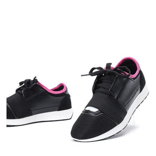 Czarno - różowe sportowe buty Jomix - Obuwie  Royalfashion.pl 37 