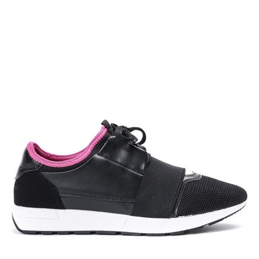 Czarno - różowe sportowe buty Jomix - Obuwie Royalfashion.pl  36 