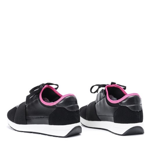 Czarno - różowe sportowe buty Jomix - Obuwie  Royalfashion.pl 41 