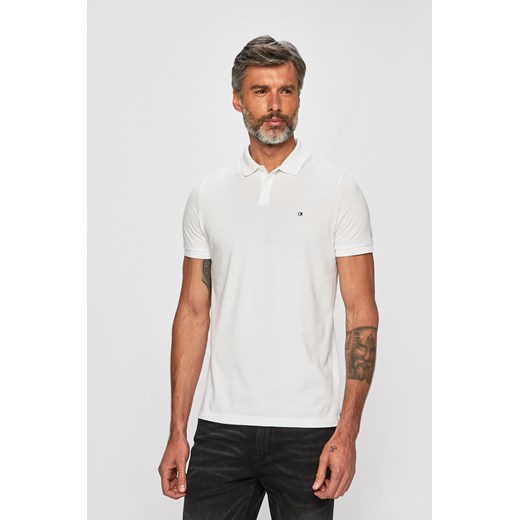 T-shirt męski Calvin Klein z krótkimi rękawami gładki 
