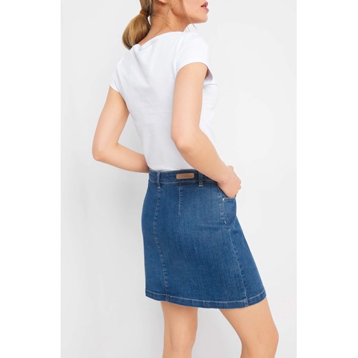 Spódnica ORSAY gładka z jeansu mini 