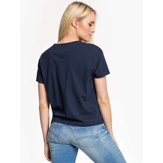Tommy Jeans bluzka damska w stylu młodzieżowym z krótkimi rękawami 