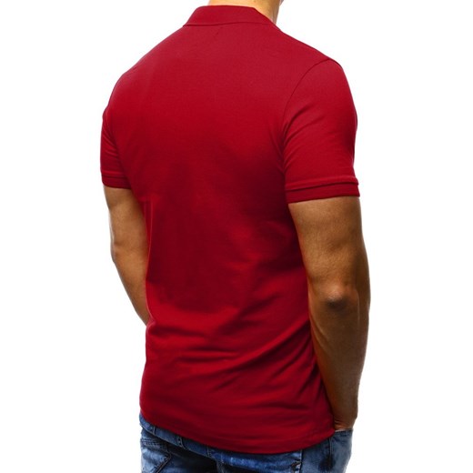T-shirt męski Dstreet bez wzorów z krótkimi rękawami 