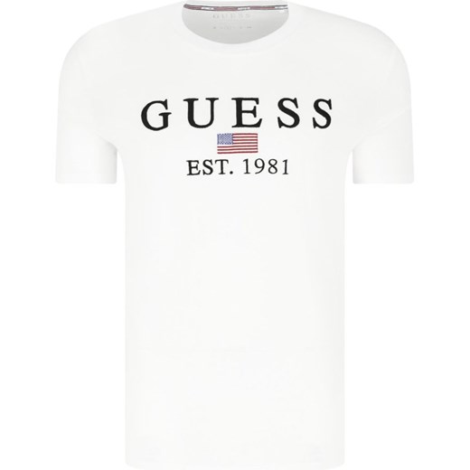 T-shirt męski Guess Jeans z krótkimi rękawami 