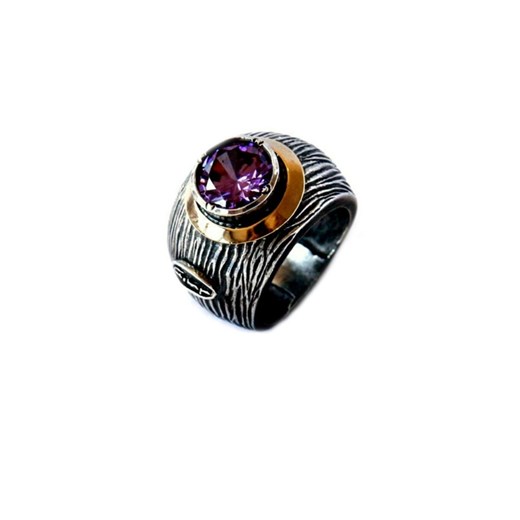 Piękny pierścionek ze srebra i złota  Astorga  Luxuryproducts.pl