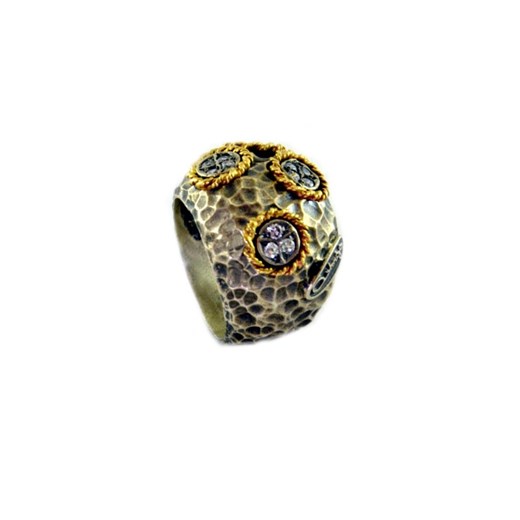Niesamowity srebrny pierścionek - artystyczny luksus  Astorga  Luxuryproducts.pl