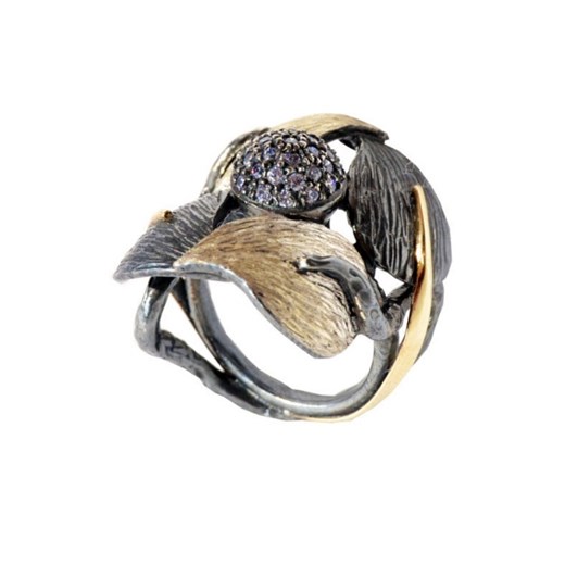 Stylowy artystyczny srebrny pierścionek dla kobiety - Astorga  Astorga  Luxuryproducts.pl