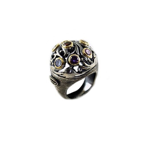 Bardzo oryginalny pierścionek ze srebra Astorga   Luxuryproducts.pl