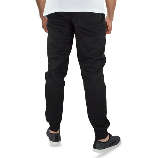 Dresowe spodnie męskie ze ściągaczem, czarne JX6211-2   M merits.pl okazyjna cena 