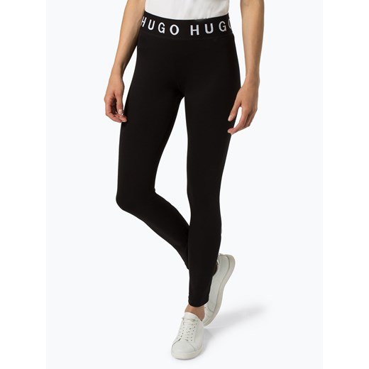 HUGO - Sportowe legginsy damskie – Nafty, czarny Hugo Boss  XL vangraaf
