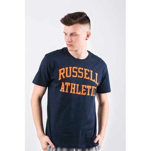 T-shirt męski Russell Athletic niebieski 