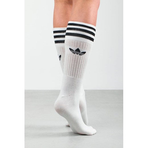 Skarpety adidas Solid Crew Sock S21489 WHITE/BLACK