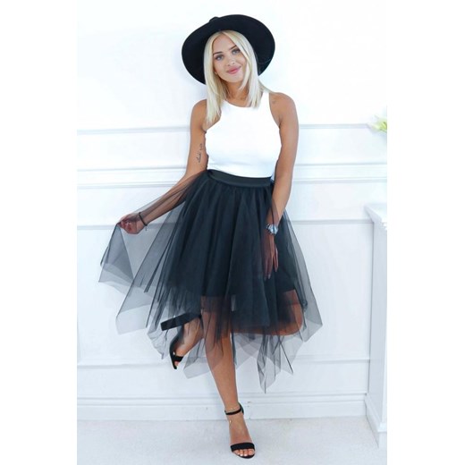 Spódniczka Tiulowa Mariza Long Black