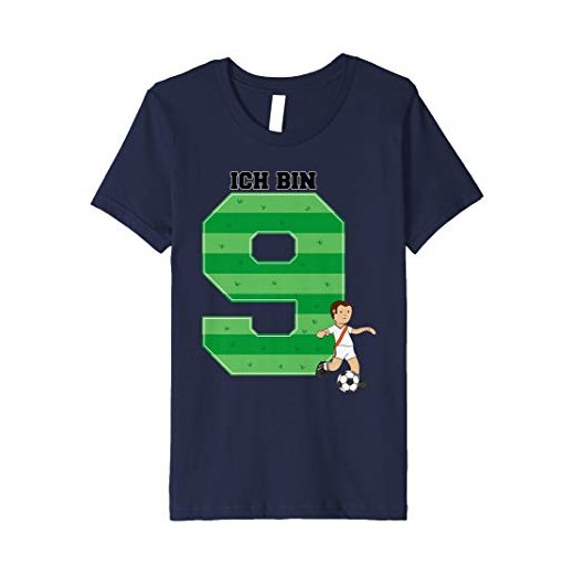 T-shirt chłopięce Fussball T-shirts Zum Geburtstag z krótkim rękawem 
