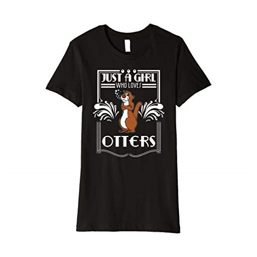 Bluzka dziewczęca Funny Otter Lover Design T-shirts 
