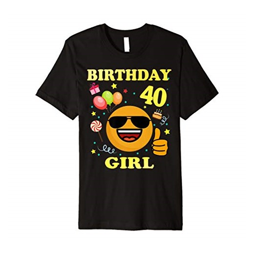 Bluzka dziewczęca T-shirt Zum 40. Geburtstag 40 Jahr Old 