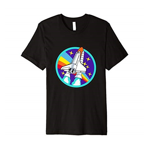 T-shirt chłopięce Rocket Spaceship. Cute Kids z krótkim rękawem 