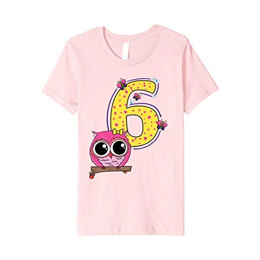 Bluzka dziewczęca 6 Birthday Shirts For Girls 