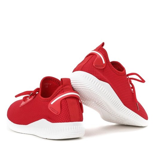 Czerwone buty sportowe Therane - Obuwie Royalfashion.pl  39 