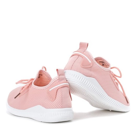 Różowe buty sportowe Therane - Obuwie Royalfashion.pl  36 