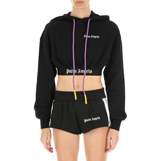 Palm Angels Bluza dla Kobiet, czarny, Bawełna, 2019, 40 44 46 M Palm Angels 44 RAFFAELLO NETWORK