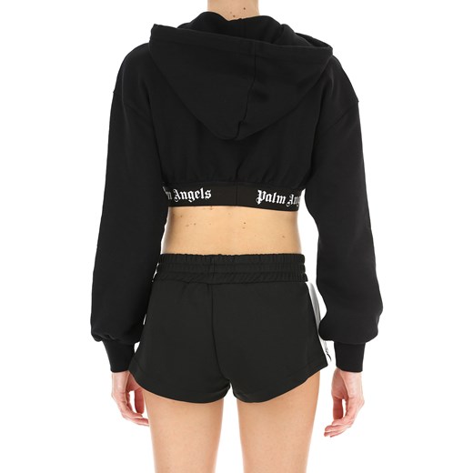 Palm Angels Bluza dla Kobiet, czarny, Bawełna, 2019, 40 44 46 M Palm Angels 40 RAFFAELLO NETWORK