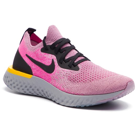 Buty sportowe damskie Nike do biegania płaskie gładkie sznurowane 