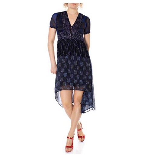 Desigual MINALI Sukienka damska niebieska sukienka maxi -  -  Desigual sprawdź dostępne rozmiary Amazon