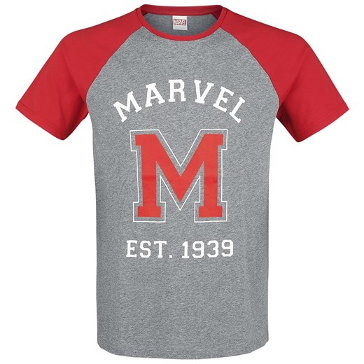 Marvel - Est. 1939 - T-Shirt - Mężczyźni - odcienie szarego/czerwony Marvel  S EMP