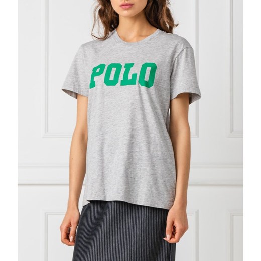 Bluzka damska Polo Ralph Lauren młodzieżowa z okrągłym dekoltem 