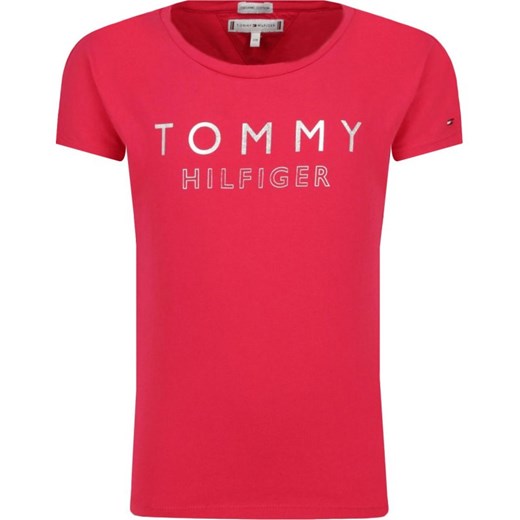 Tommy Hilfiger bluzka dziewczęca z krótkim rękawem 