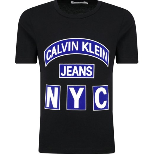 T-shirt chłopięce Calvin Klein czarny 