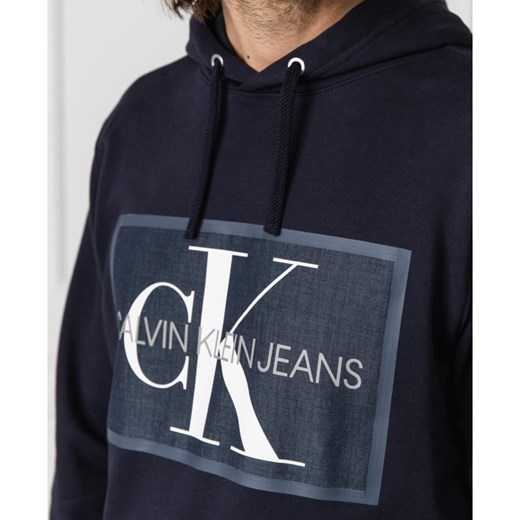 Bluza męska Calvin Klein w stylu młodzieżowym z napisem 