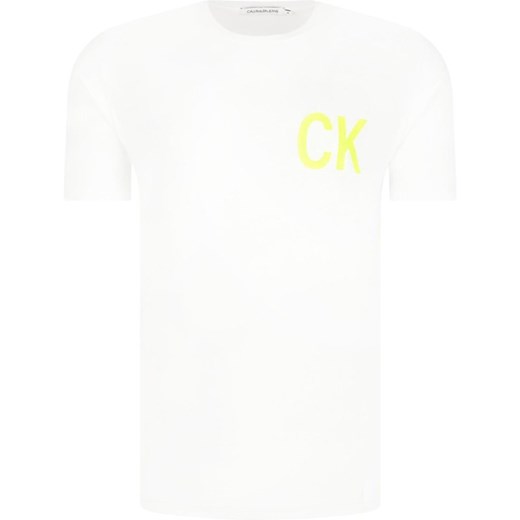 T-shirt męski Calvin Klein casualowy bez wzorów 
