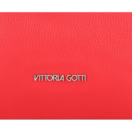 Shopper bag Vittoria Gotti skórzana matowa wakacyjna 