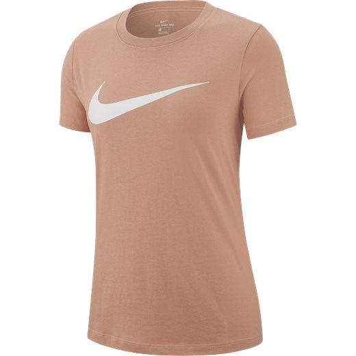 Bluzka sportowa Nike z aplikacjami  różowa na lato 
