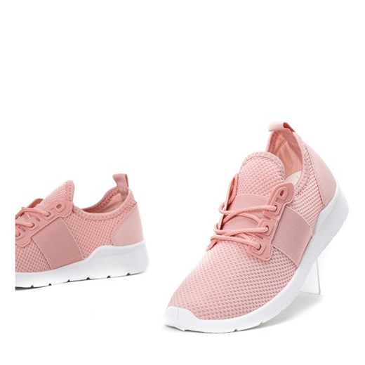 Różowe sportowe buty damskie Kaetlyn - Obuwie Royalfashion.pl  41 