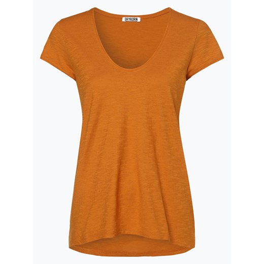 Drykorn - T-shirt damski – Avivi, pomarańczowy  Drykorn L vangraaf